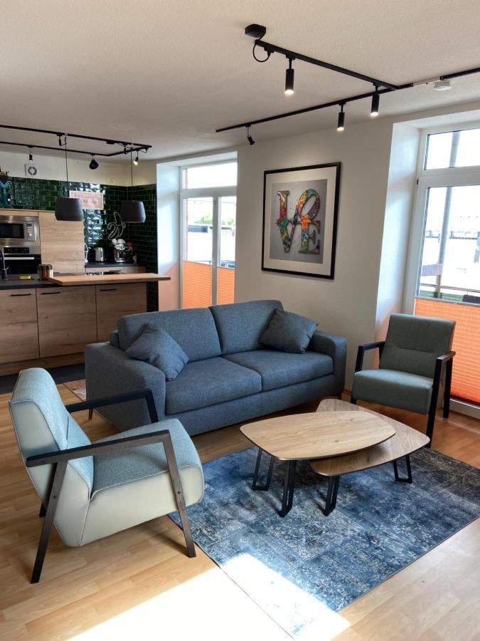 Ferienwohnung Atelier Achtung Ausblick! Rendsburg Exterior foto
